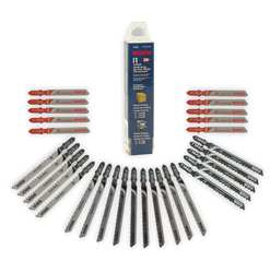 ig Saw Blade Set, Metal, T Shank, 30 PC